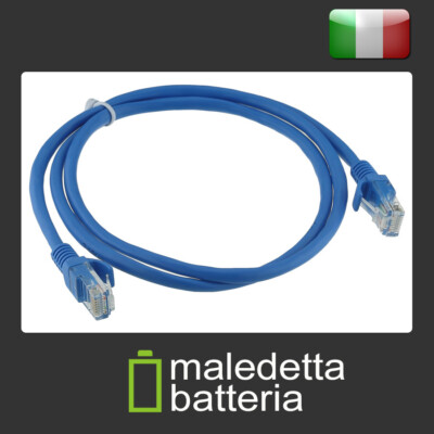 Cavo Rete Lan Ethernet RJ45 Cat.5e UTP Patch - 1 Metro Grigio - Foto 4