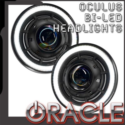 Oracle Lighting Oculus 7''Bi-LEDProjector Headlights Fits 2007-2018 Jeep Wrangler