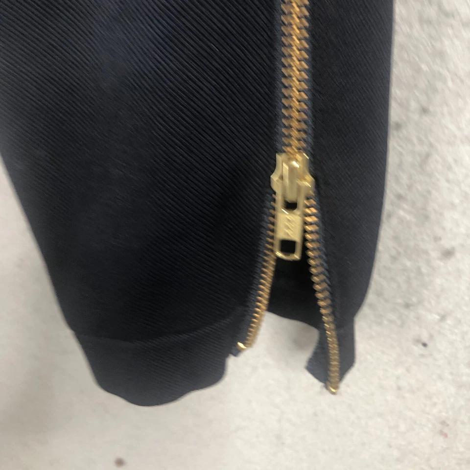 Spanx 紧身裤女式 L 海军蓝高腰压缩踝拉链塑形 — 第 3/4 张图片