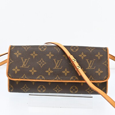Louis Vuitton Shoulder Bag Pochette Twin GM M51852 Browns Monogram
