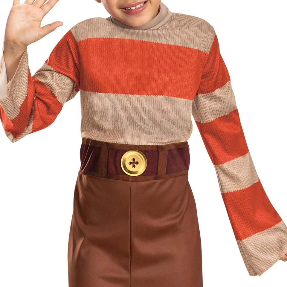 Inside Out Kids Anxiety Costume Jumpsuit and Headpiece Halloween Outfit - Изображение 3 из 4