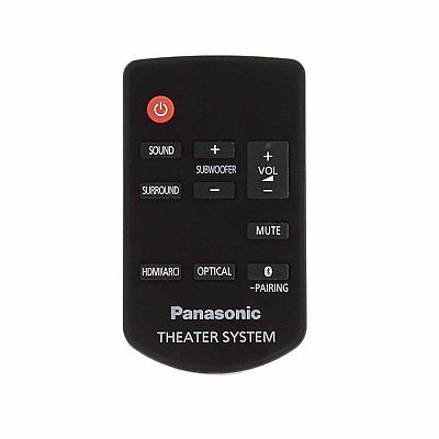 Genuine Panasonic N2QAYC000115 Sound Bar Remote Control for SC-HTB488  SC-HTB498 3398006401912 | eBay