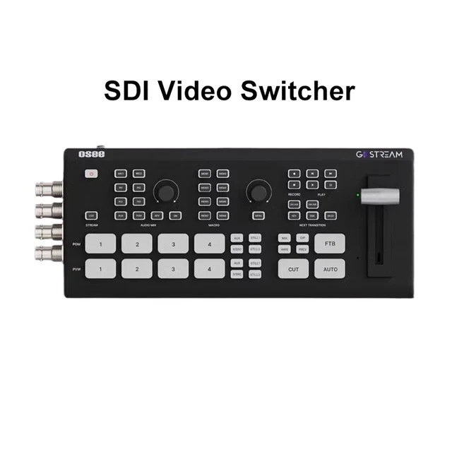 OSEE GoStream Duet 4-CH Multiple Camera Video Switcher SDI HDMI Recording Mixer - Image 2 of 4
