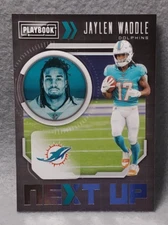 Jaylen Waddle, 2021 Panini Playbook Football Next Up #NXT-JWA, Dolphins