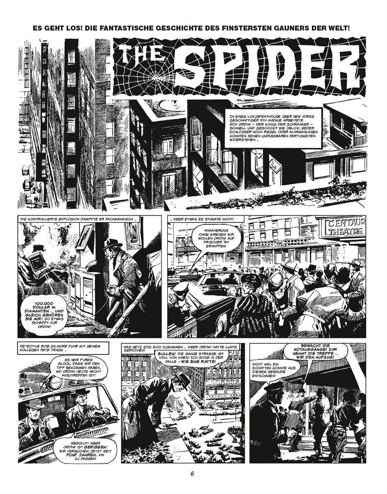 Thumbnail - Die Spinne - Der König Des Verbrechens | Ted Cowan, Jerry Siegel, Reg