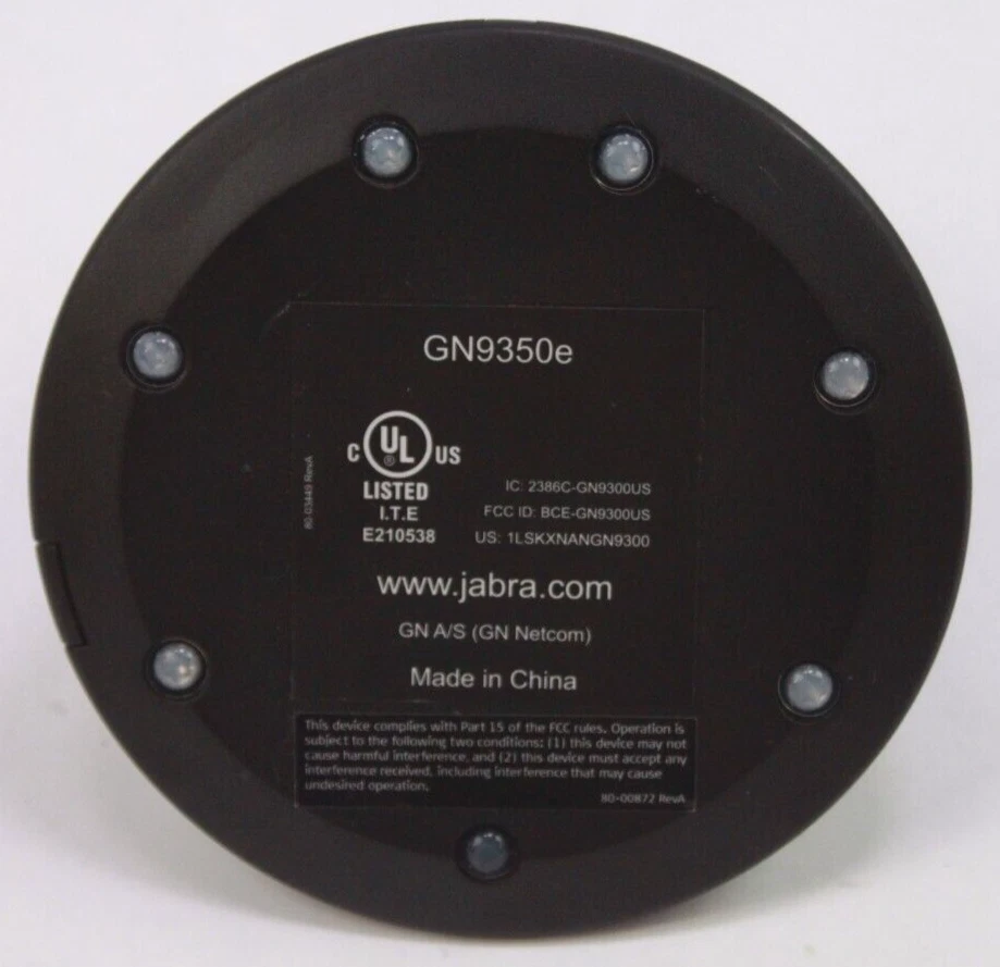 Lot of 2 GN Netcom GN 9350e Wireless Headset Base Cradles ONLY USED - Image 3 of 3