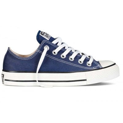 navy blue chuck taylors low top