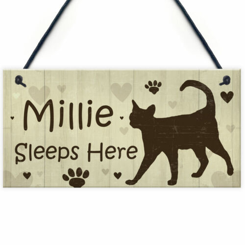 Cat Signs For Home Personalised Cat House Sign Door Plaque Pet Animal Lover  Gift 5056293583374 | eBay