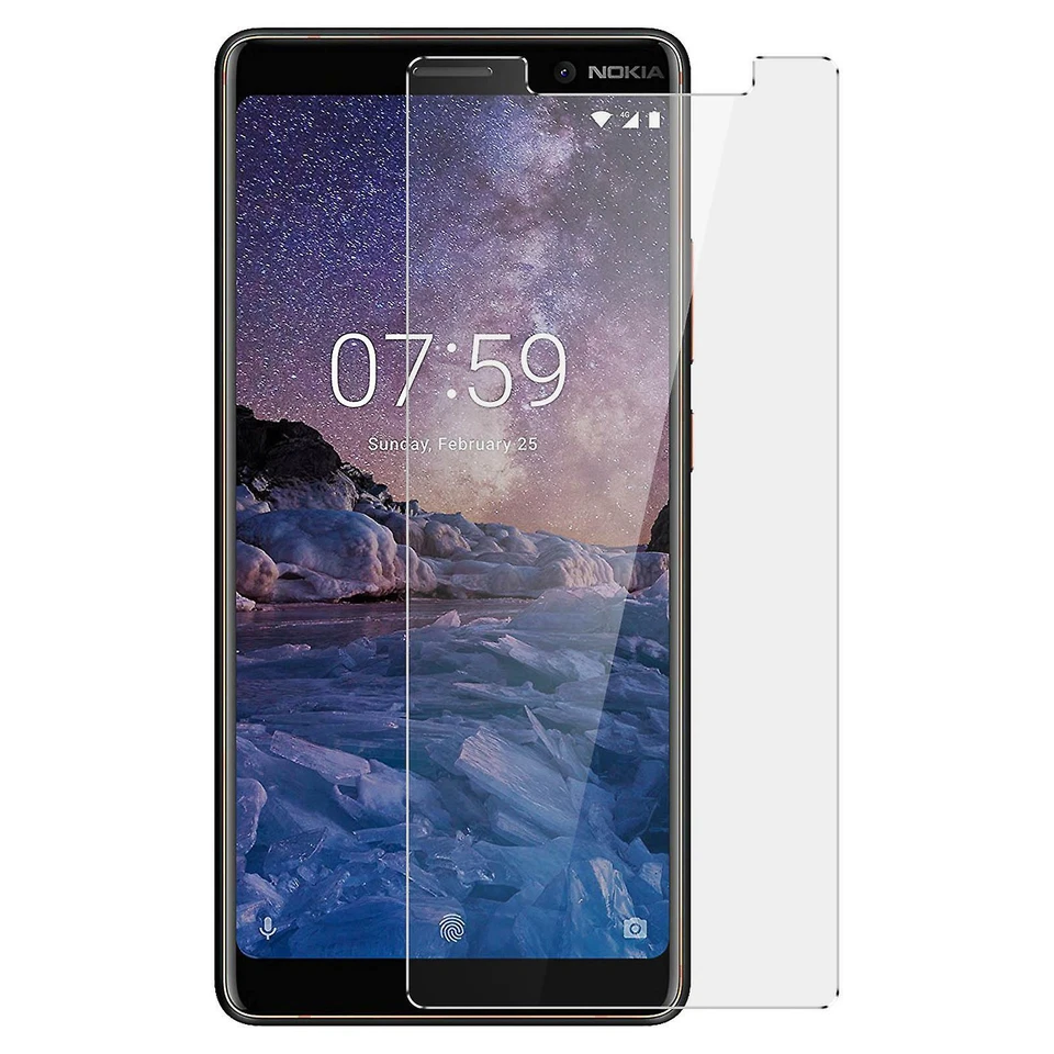 For Nokia 7 Plus (2018) Tempered Glass Mobile Phone Screen Protector - Image 3 of 3