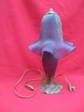 Jolie lampe champignon en verre marmoréen -' ECOLE DE NANCY ?