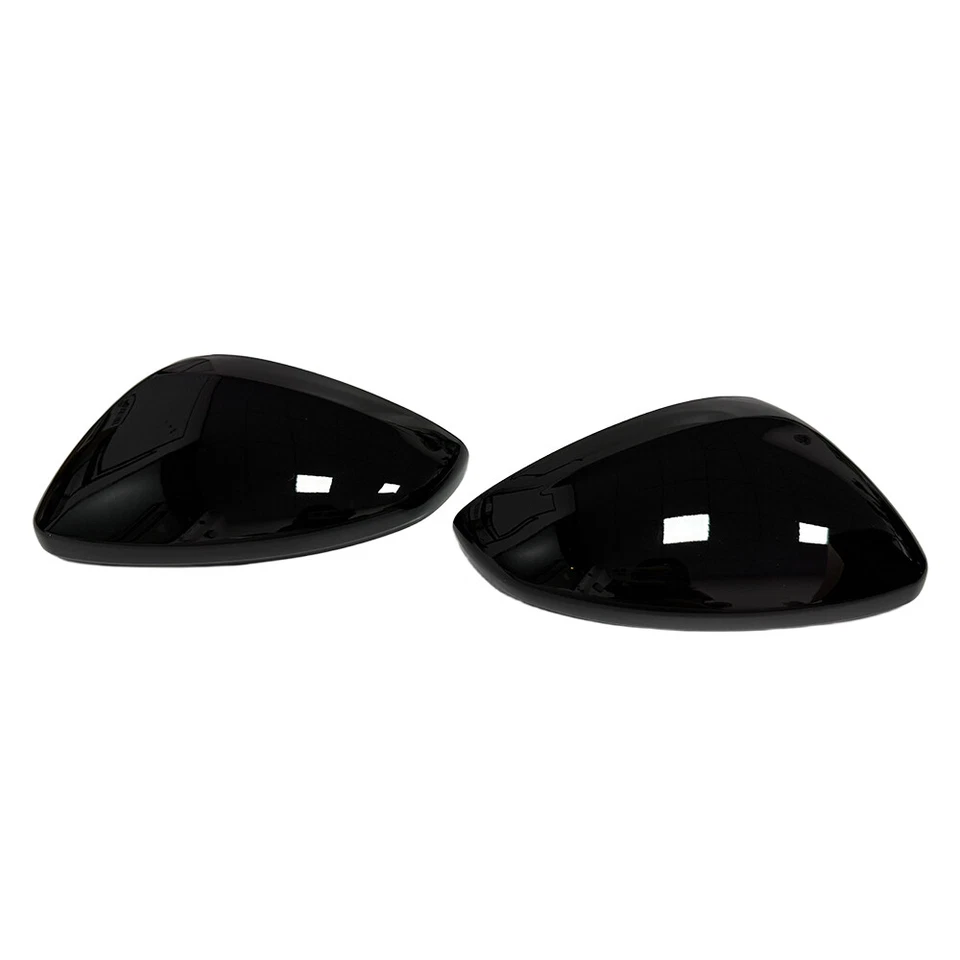 For Peugeot 208 2008 2019-2025 Replacement Rearview Mirror Cover Trim Caps ABS — 第 3/4 张图片
