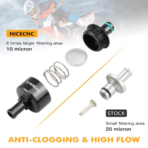 NICECNC Billet Fuel Filter For KTM 250 350 450 XCF SXF 500 XCF-W EXC-F 2012-2023 - Picture 2 of 8