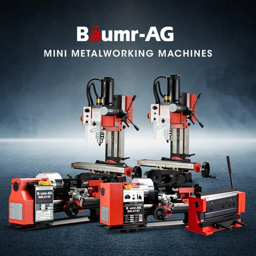 BAUMR-AG 200mm Sheet Metal Shear & Brake Combination, Manual Bending Guillotine - Picture 8 of 8