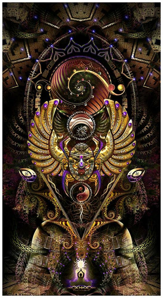 Toile tableaux uesoterisme spiritualité 50x70 cm décoration murale mystique mystique