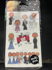 Me & My Big Ideas Wedding Party Just Married 3 Sticker Sheets