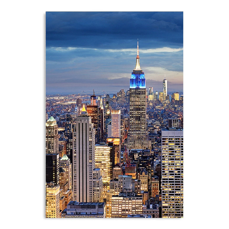 ACRYLGLAS WANDBILD NEW YORK CITY BILDER KUNSTDRUCK POSTER AMERIKA STADT - Bild 4 von 4