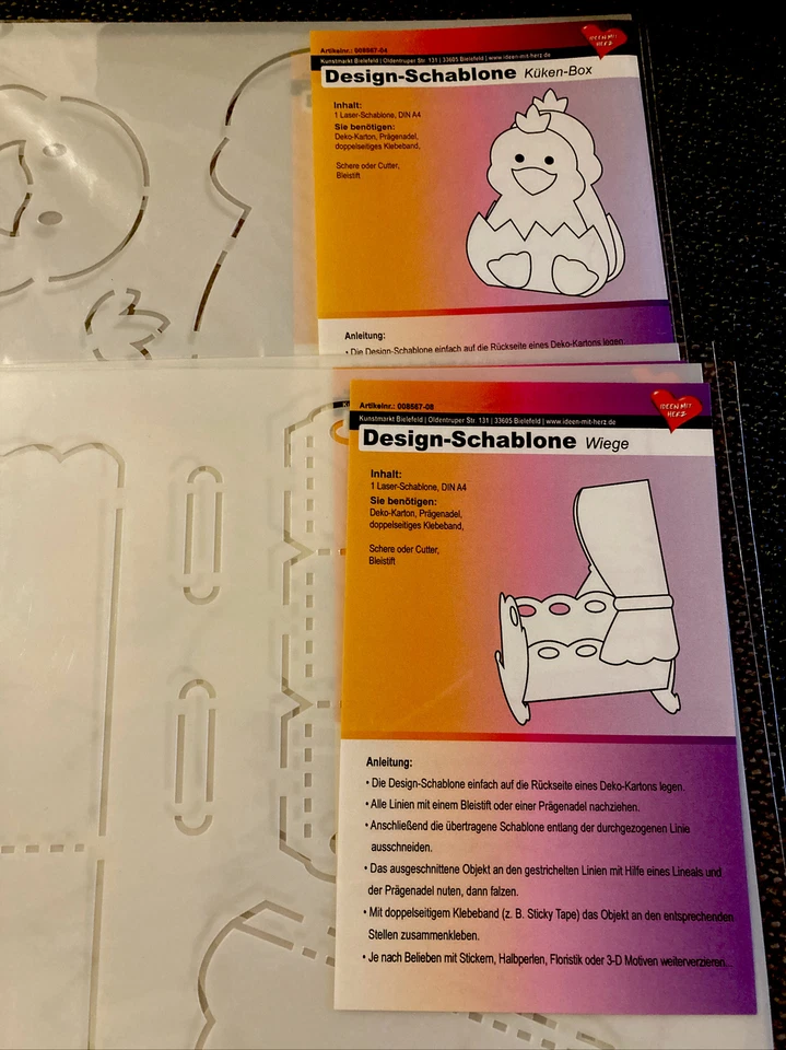 Design Schablonen - Bild 3 von 4