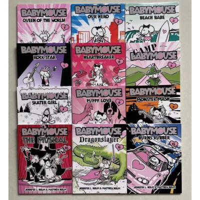 Babymouse Books 1-20 books set Children Collection by Jennifer