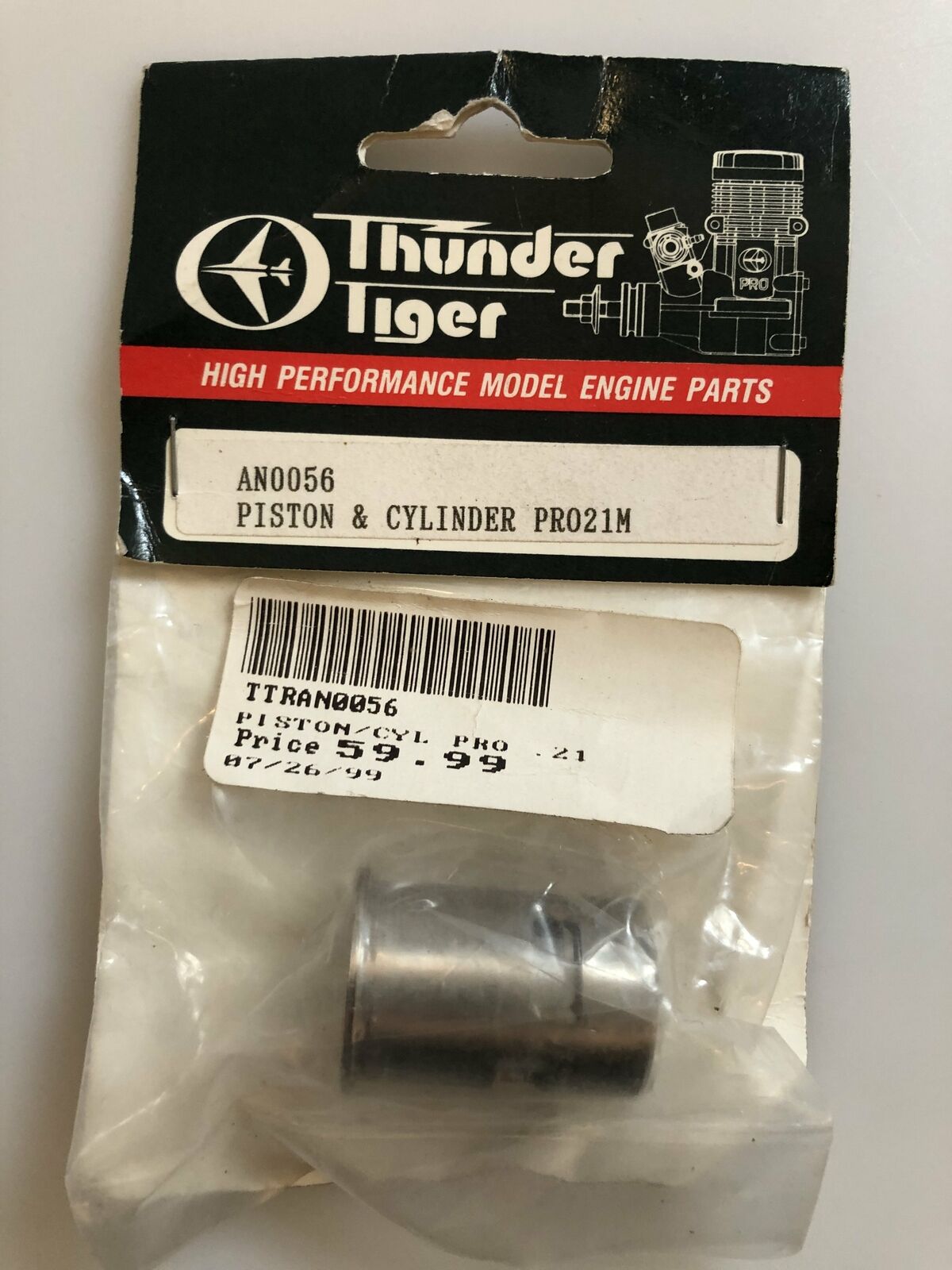 Thunder Tiger Piston/Cylinder Pro .21M TTRAN0056