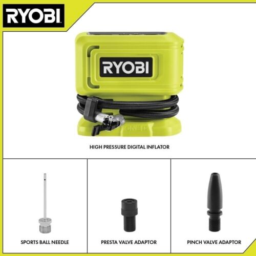 Ryobi ONE+ 18V High Pressure Digital Inflator 160PSI LCD Screen 4WD SKIN ONLY AU - Picture 9 of 12
