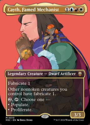 MTG Commander MH3 BORDERLESS PROFILE M Cayth, Famed Mechanist #0010