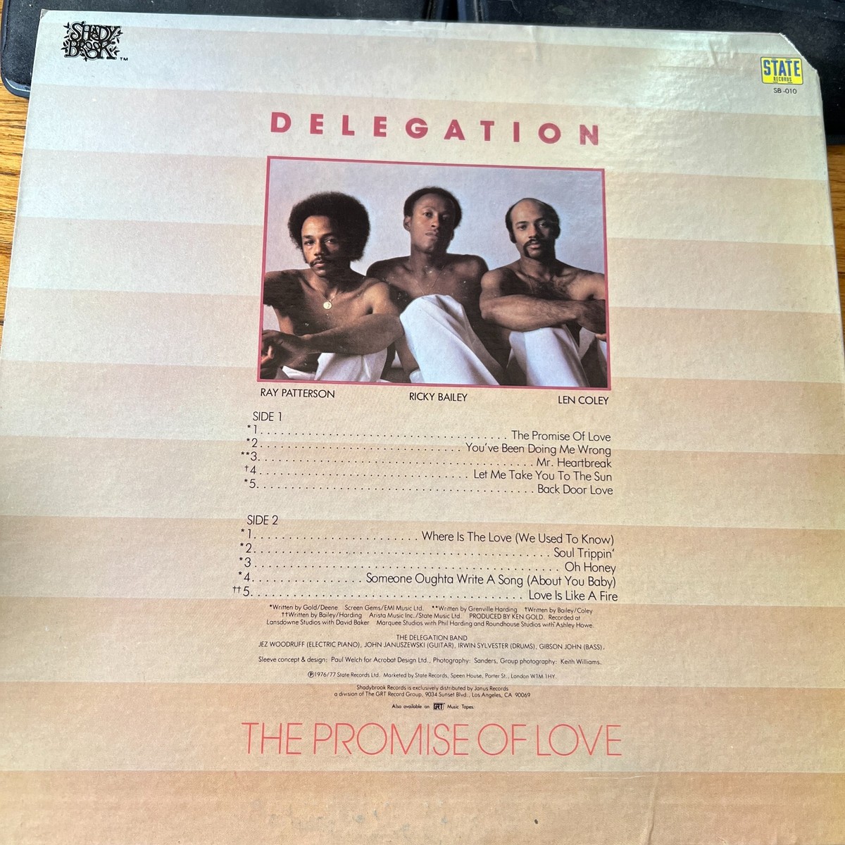 オリジナル盤 Delegation The Promise Of Love LP Delegation – The Promise Of Love – Vinyl (LP, Album), 1977