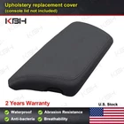 Fit 2015-2020 Dodge Challenger Center Console Lid Armrest PU Leather Cover Black