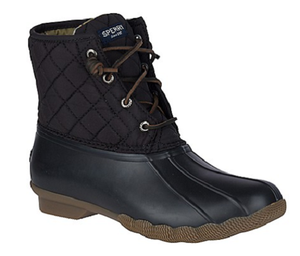 gray sperry saltwater duck boots