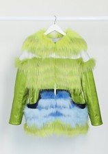 Real Fur Coat Size 8-10(silver Fox)