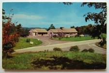 Blue Ridge Parkway Bluffs Coffee Shop Doughton Park North Carolina Postcard