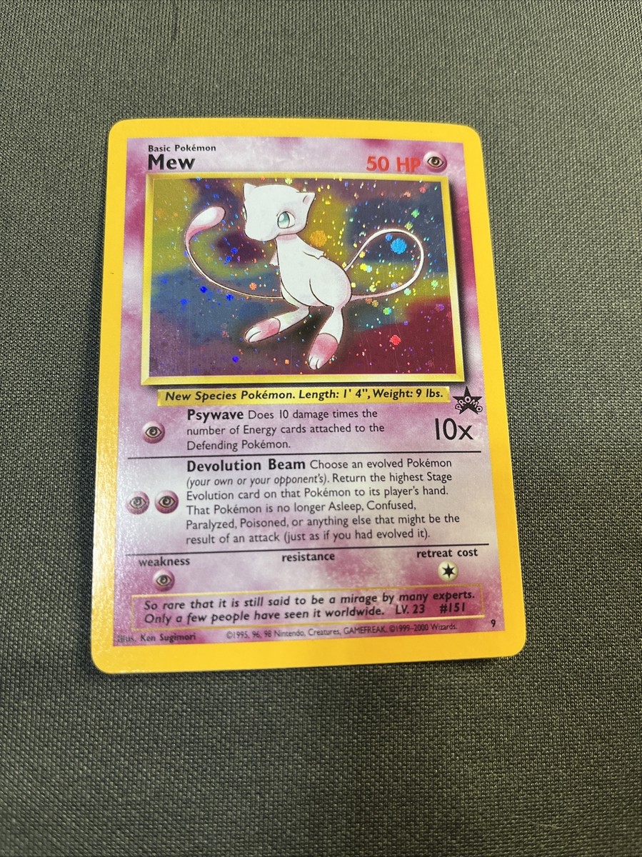 Mew Holographic Promo Pokmon Card | eBay Mew Holographic Promo Pokmon Card | eBay
