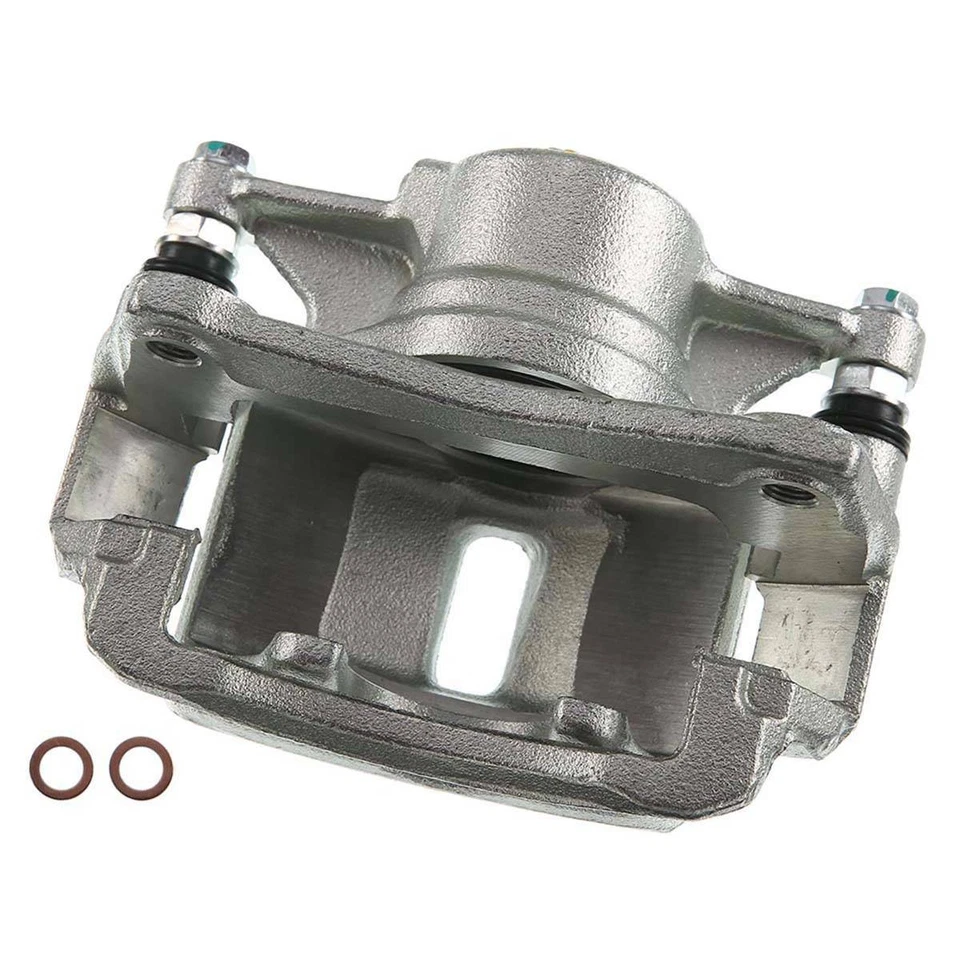 Pinza de freno de disco con soporte para Toyota Corolla Geo Prizm 1993-1997 delantera izquierda Foto 2 de 4