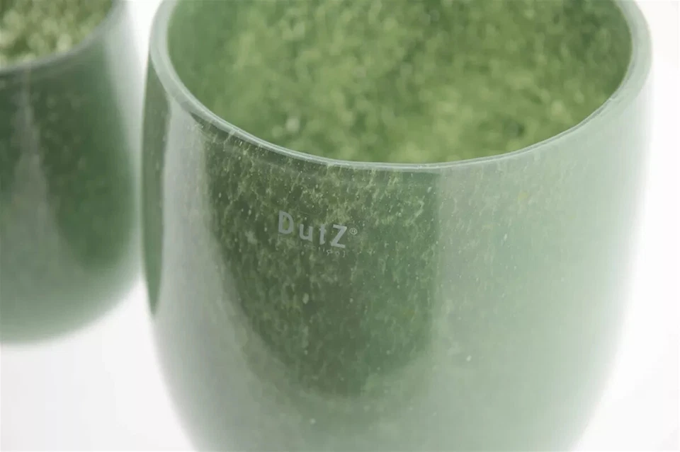 Dutz Vase BARREL, Farbe Pistache, dickes Glas, Windlicht, verschiedene Größen - Bild 3 von 3