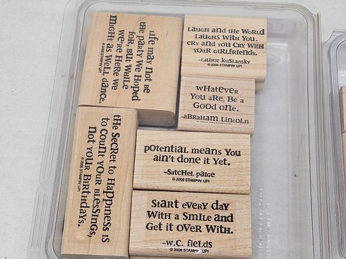 Big Rubber Stamp Lot  Stampin Up! and more - Friends Family Love Holiday Fun - Picture 4 of 6