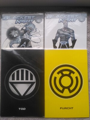 4x BLACKEST NIGHT VARIANT LANTERN FILES 3 & 4 DEATHSTORM AQUAMAN 6 TOD 7 FURCHT