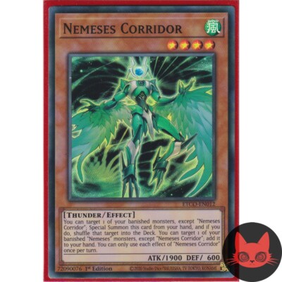 Yugioh Nemeses Corridor ETCO-DE012 Super Rare 1. Auflage NM
