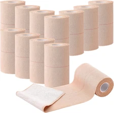 12 Rolls 4 Inches Elastic Tape Adhesive Elastic Tape Self Adhesive Bandage Wrap
