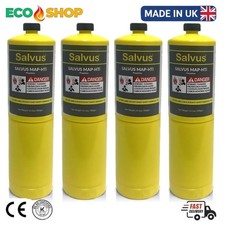 MAP HTI MAPP Gas Cylinder 400g CGA600 Thread Plumbing Soldering Blow Torch Fuel.