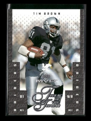 2003 Upper Deck MVP #TT-76 Tim Brown Talk of the Town Oakland Raiders