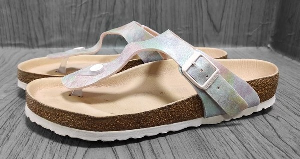 Women Birkenstock Sandals Multicolor Leather 39