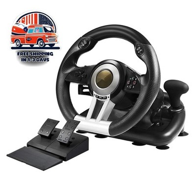 Simulador De Conducción De Coches, Volante Para Juegos De Carreras Con Pedales