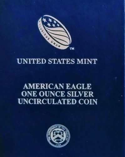 2015 W UNITED STATES MINT 1 OZ SILVER UNCIRCULATED COIN. "ES7"