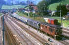Original slide BLS E 162, Frutigen, 13.08.1988