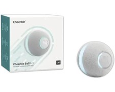 Katzenspielzeug Cheerble Ball M1 interaktiver, selbstrollender Ball, Naturkatsch
