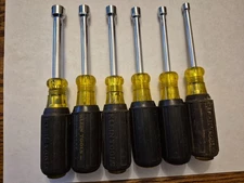 Klein Nut Driver Set, 6 Pieces 3/16" - 3/8"
