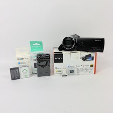 Sony Handycam HDR-CX240 9.2MP HD Video Camera Camcorder Black w/54x Zoom Bundle