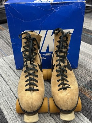 Vintage 70's NIKE Roller Skates Suede RC SPORTS w/Original Box