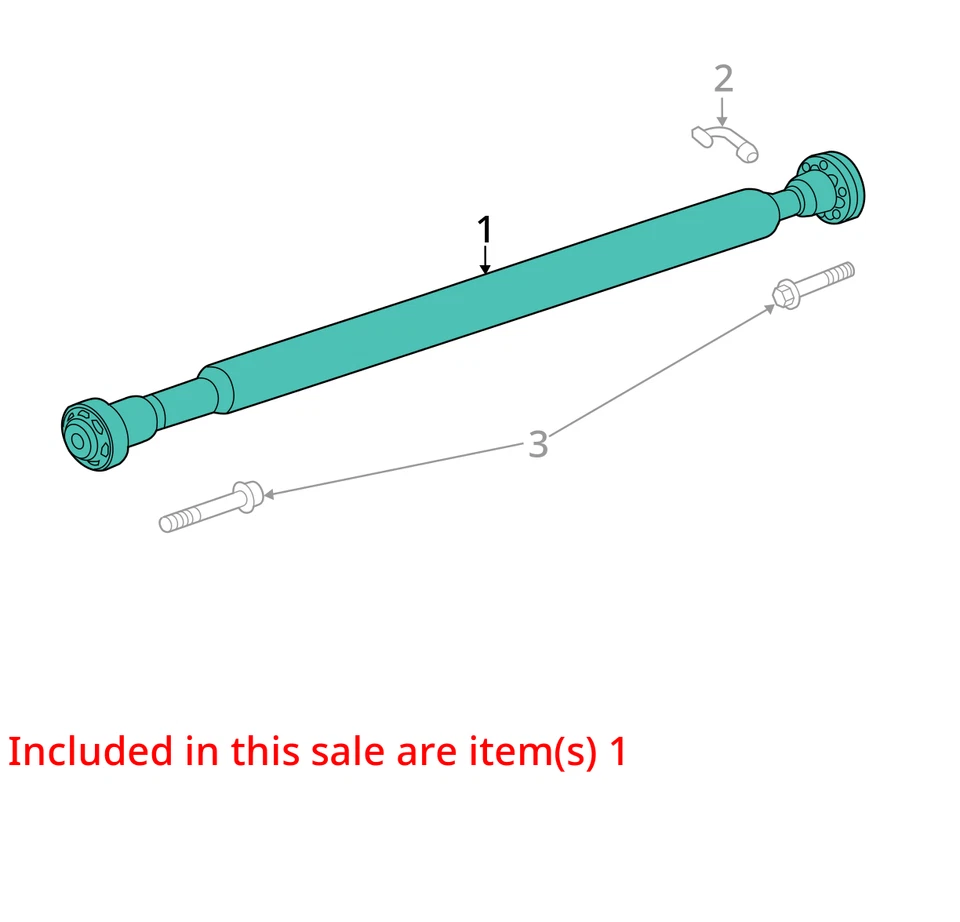 2017 捷豹 F 型前传动轴原始设备制造商 36K 英里 - LKQ327719679 — 第 4/4 张图片