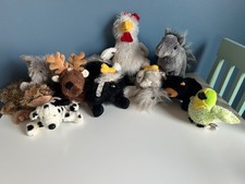 Ganz Webkinz Lot of 10 Various Plush Stuffed Animals - No Codes