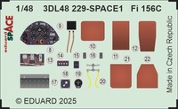 Eduard Accessories 3DL48229 - 1:48 Fi 156C Space Tamiya - Neu